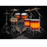 Mapex SE628XMPO Saturn Evolution Hybrid 5-Piece Drum Kit – Exotic Sunburst (Hardware, Cymbals & Snare Excluded) - Image 6