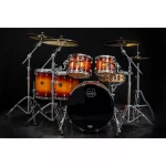 Mapex SE628XMPO Saturn Evolution Hybrid 5-Piece Drum Kit – Exotic Sunburst (Hardware, Cymbals & Snare Excluded) - Image 3