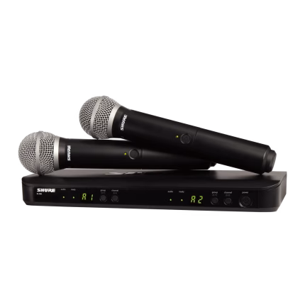 Shure BLX288/PG58 Wireless Dual Vocal System with two PG58 Handheld Transmitters