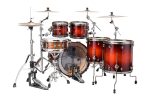 Mapex SESE628XMBEC Saturn Evolution Special Edition 5-Piece Drum Kit – Exotic Elmwood Burst (shell pack only) - Image 3