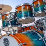 Mapex LTAR728SCI, Limited Edition Mapex Armory 7-Piece Shell Pack 22/8/10/12/14/16/Snare (Garnet Ocean) - Image 3