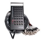 Roxtone Pro Audio 24x8 Channel XLR Stage Box Snake Cable - 30M (98.43ft)
