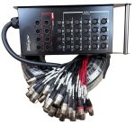 Roxtone Pro Audio 24x8 Channel XLR Stage Box Snake Cable - 30M (98.43ft) - Image 5