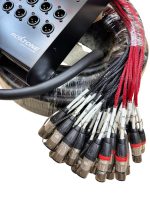 Roxtone Pro Audio 24x8 Channel XLR Stage Box Snake Cable - 30M (98.43ft) - Image 2
