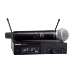 SLXD24/B58 Wireless System with Beta®58A Handheld Transmitter