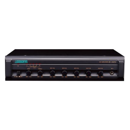 DSPPA MP1000PIII 350W 3 Mic&2 AUX 100V Amplifier